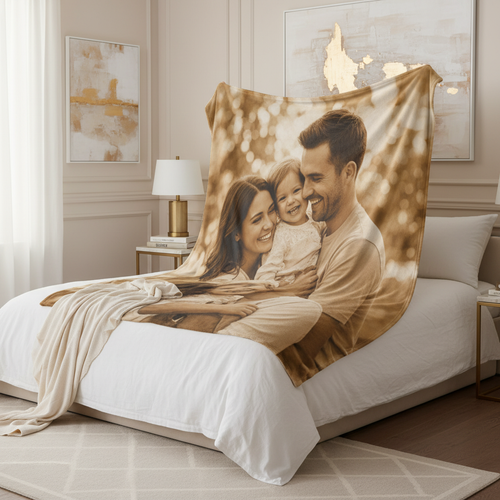 Personalized Photo Blanket Large 150x200cm