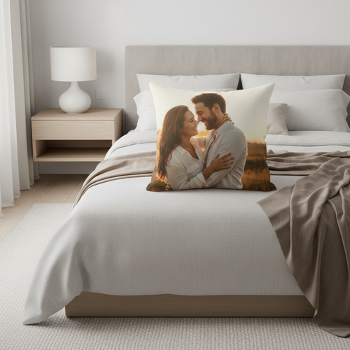 Personalised Photo Pillow Medium 60x60cm