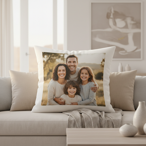 Personalised Photo Pillow Large 80x80cm